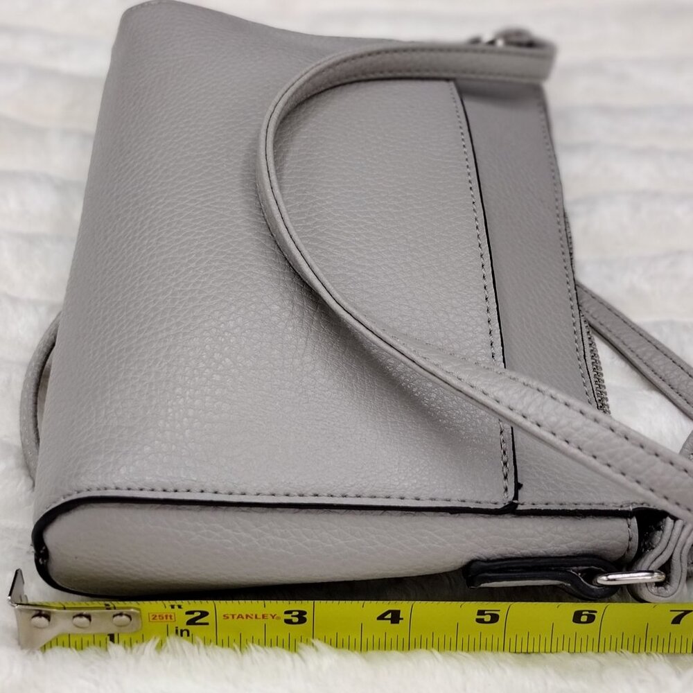“Nine West Grey Studded Crossbody Bag – Neutral Chic Everyday Purse” - Picture 5 of 6